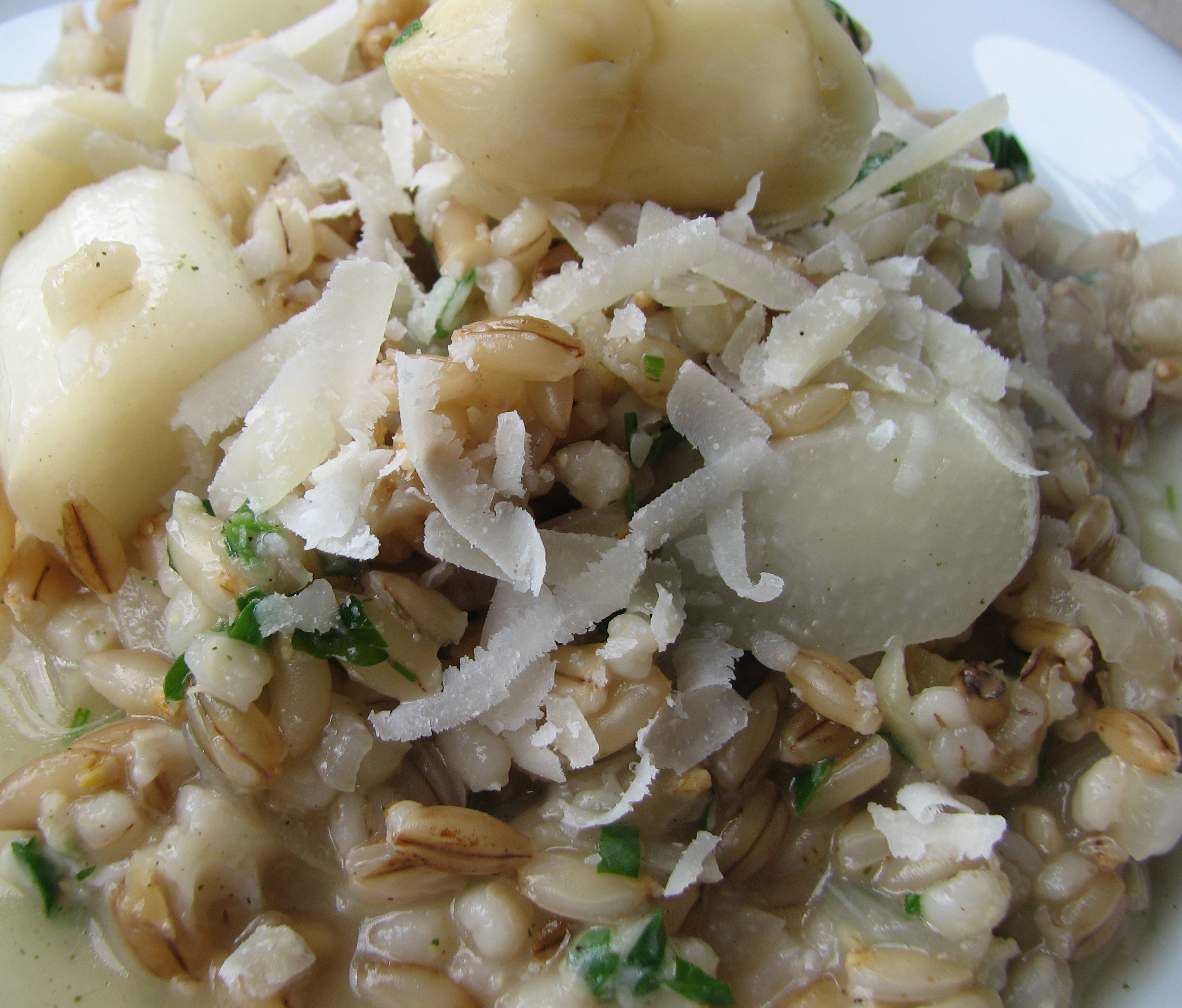 Orzotto mit Spargel
