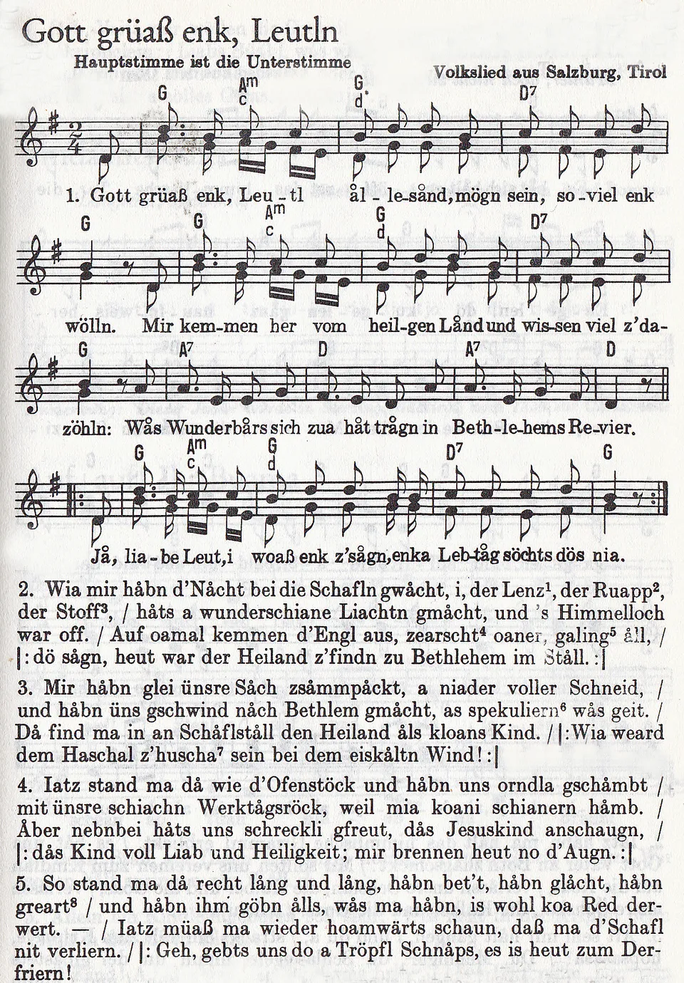 Lied der Hirten