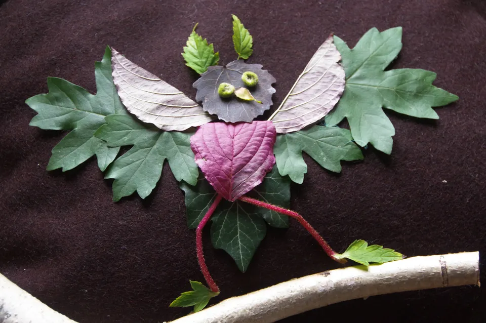 Blättertiere basteln