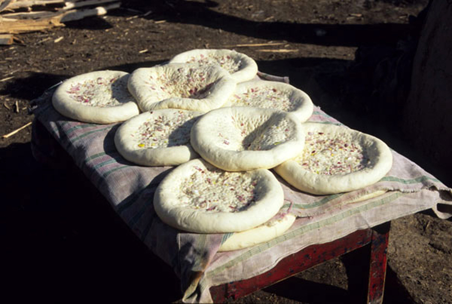 Fladenbrot, groß, flaumig