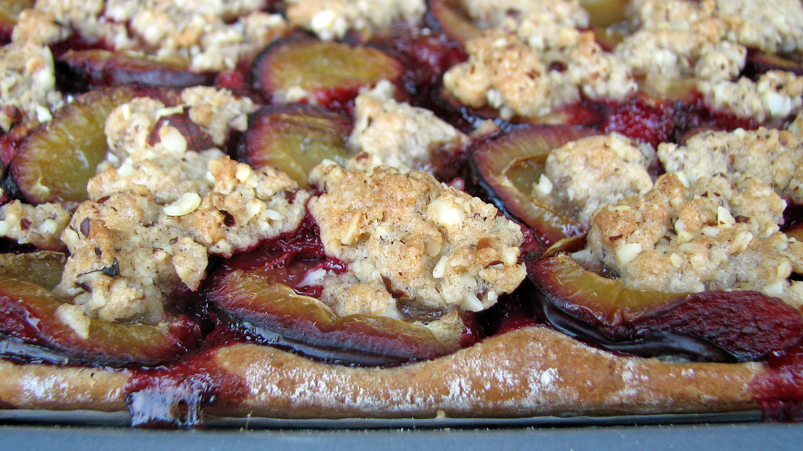 Zwetschkenfleck, ohne und mit Streusel
