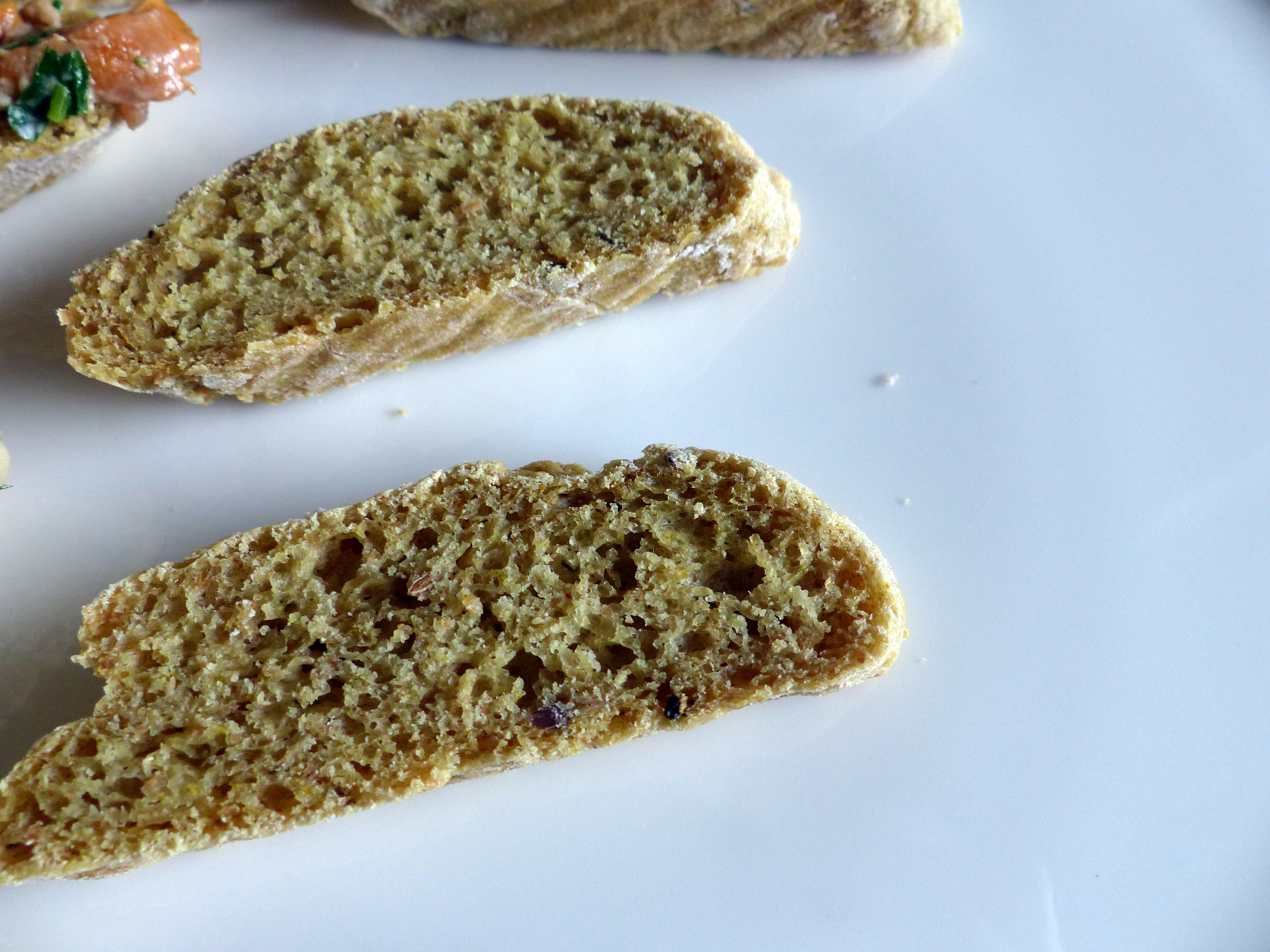 Roggenbaguette mit Brotklee