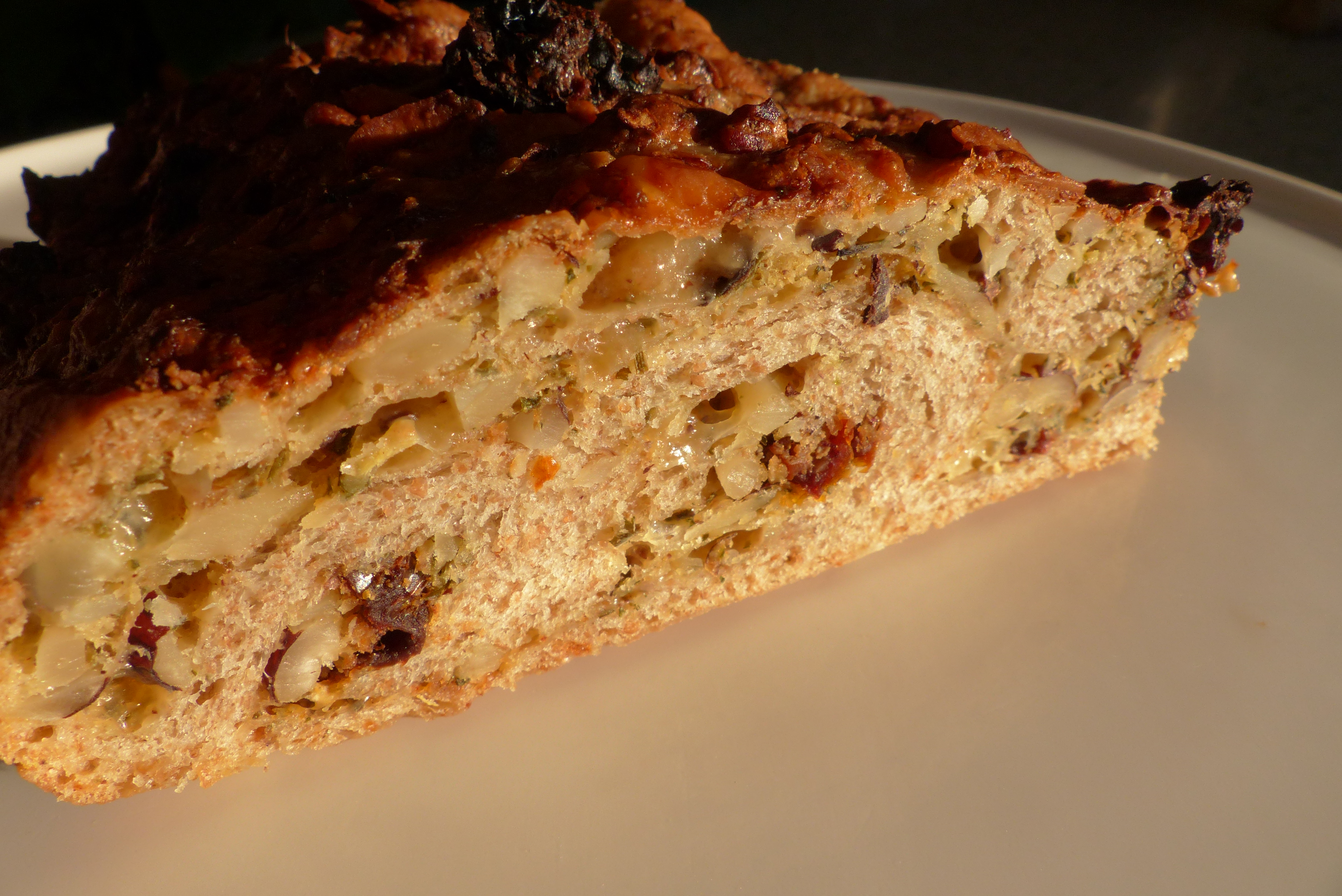 Brotkranz, vegetarisch gefüllt