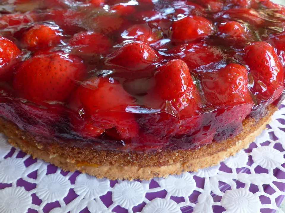 Erdbeerkuchen, einfach gut