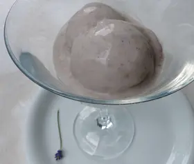 Lavendel-Kokos-Eis