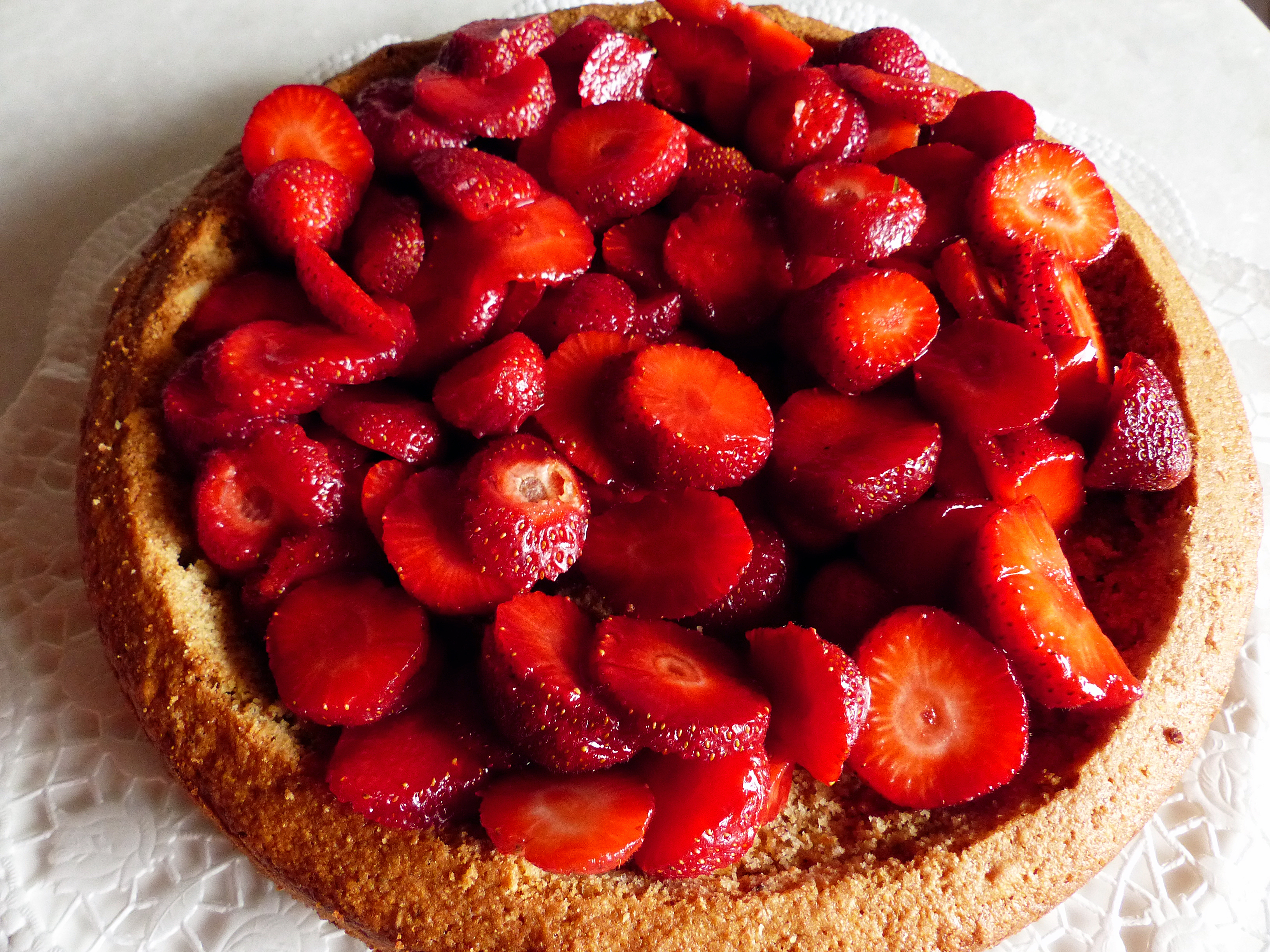 Erdbeertorte