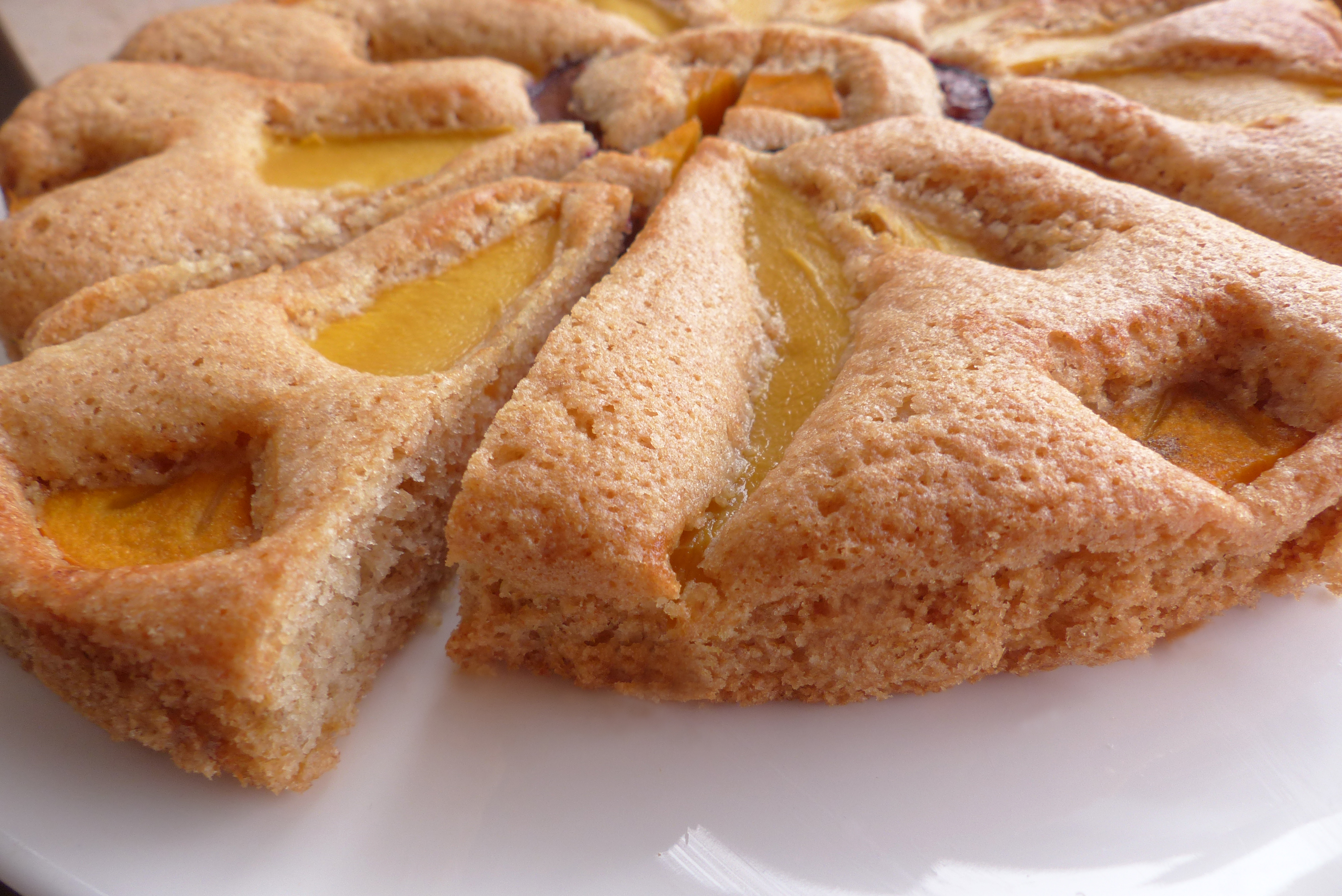 Obstkuchen aus Eischwerteig