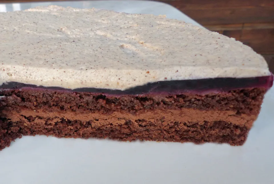 Glühweintorte, Glühweinschnitten