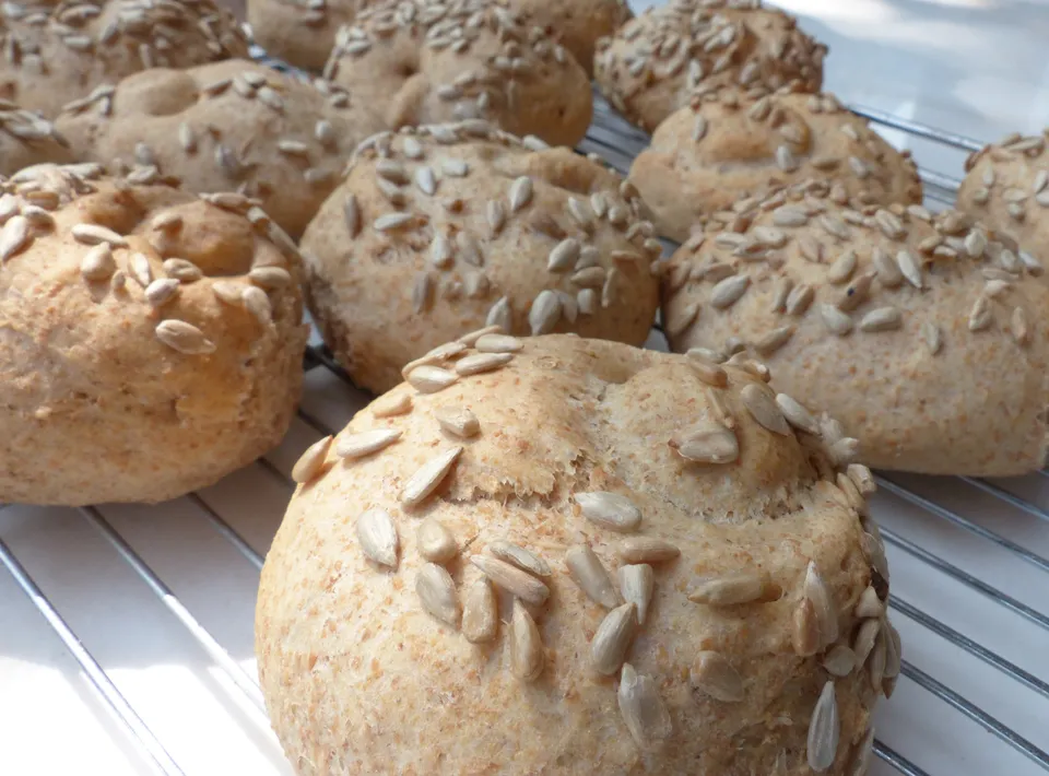 Brötchen mit Backpulver, Joghurt