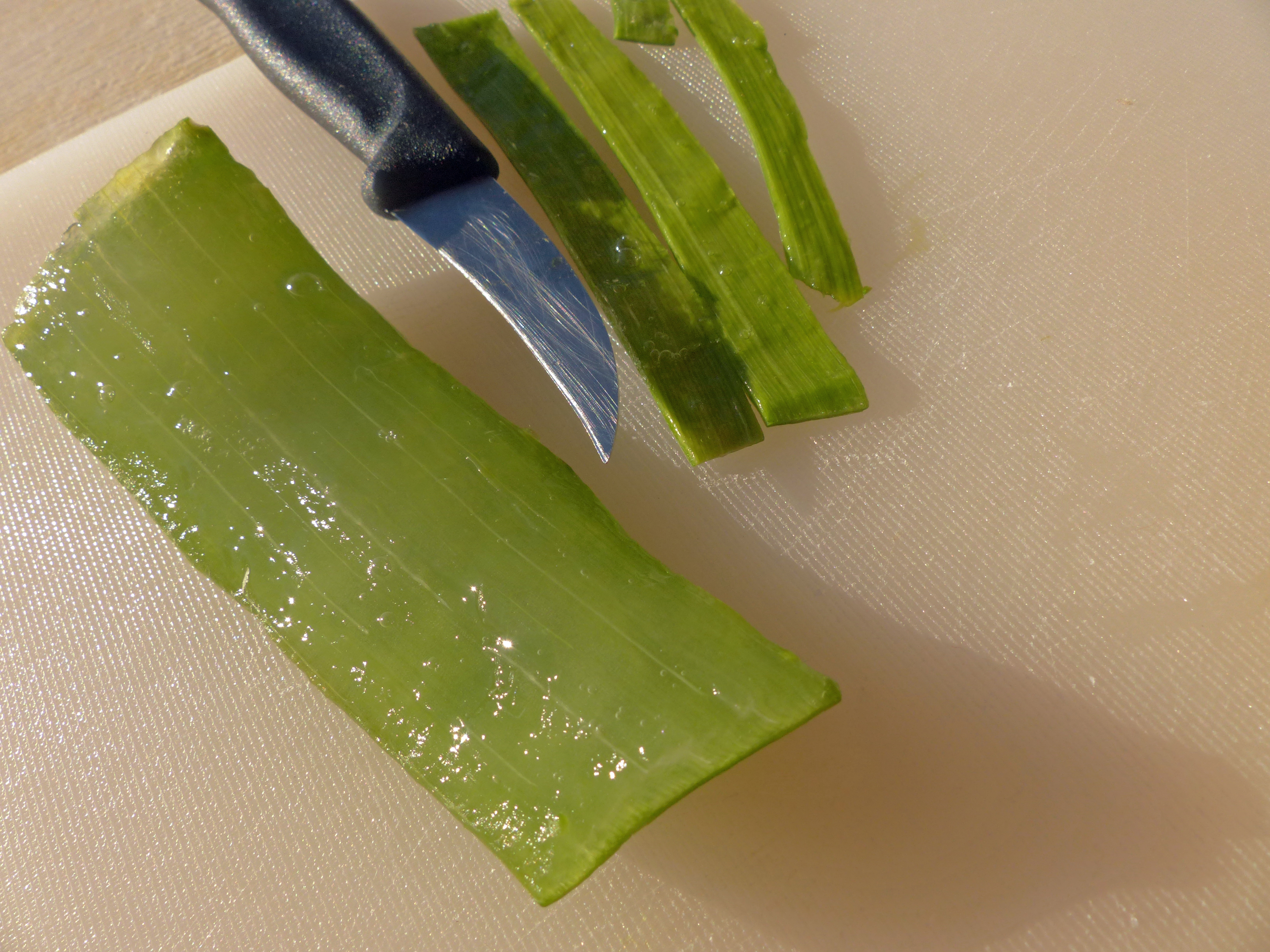 Aloe vera-Gel aus ganzem Blatt