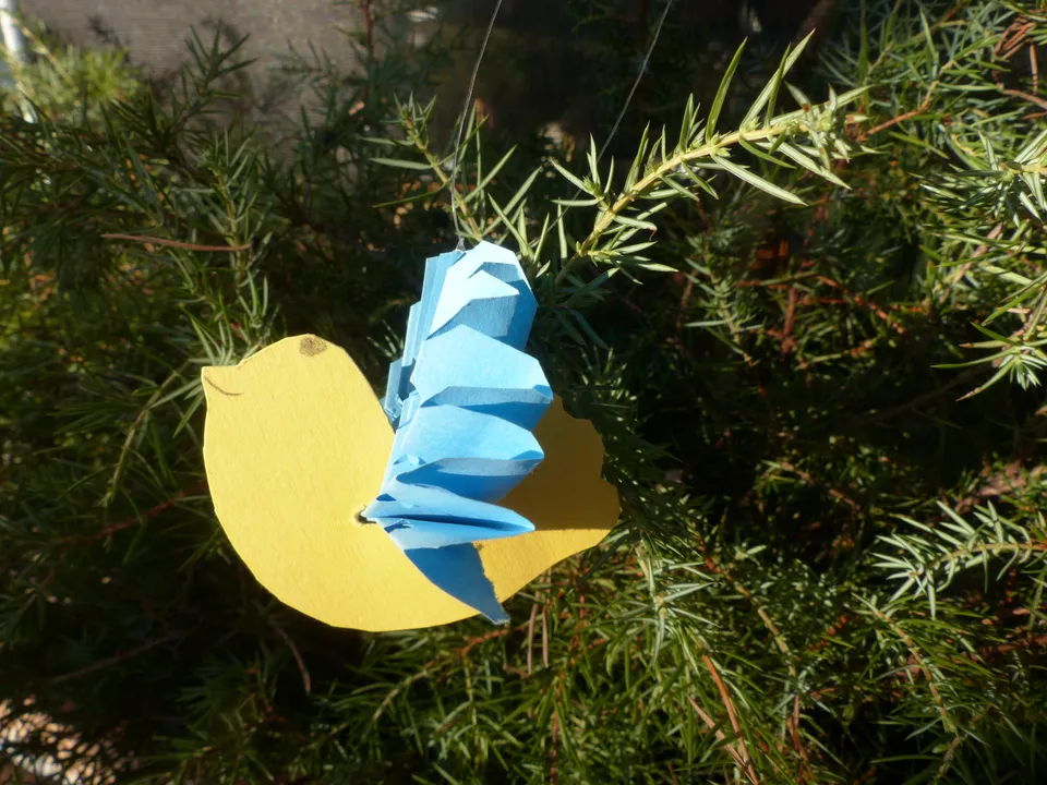 Vöglein aus Papier basteln