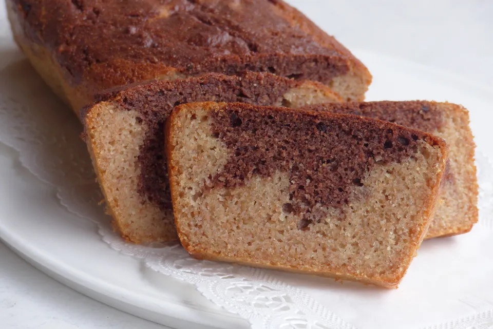 Marmorkuchen aus Vollkornmehl