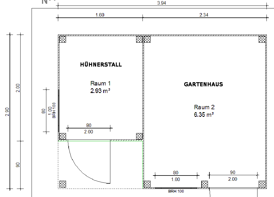 Hühnerstall  einrichten 
