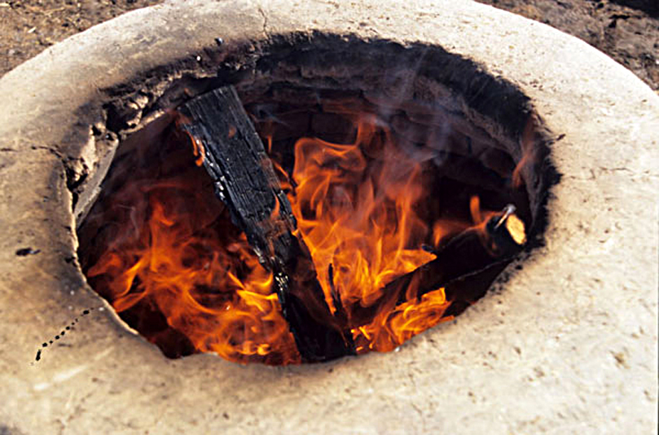 Fladenbrot, groß, flaumig