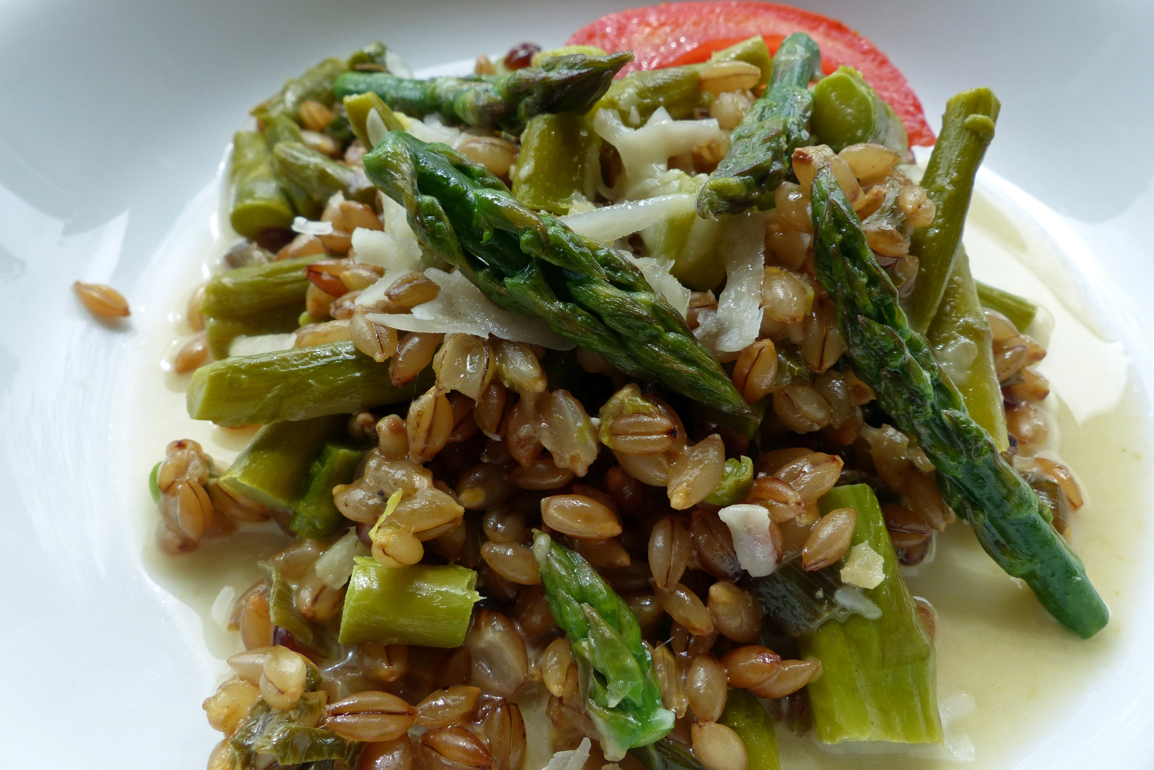 Orzotto mit Spargel