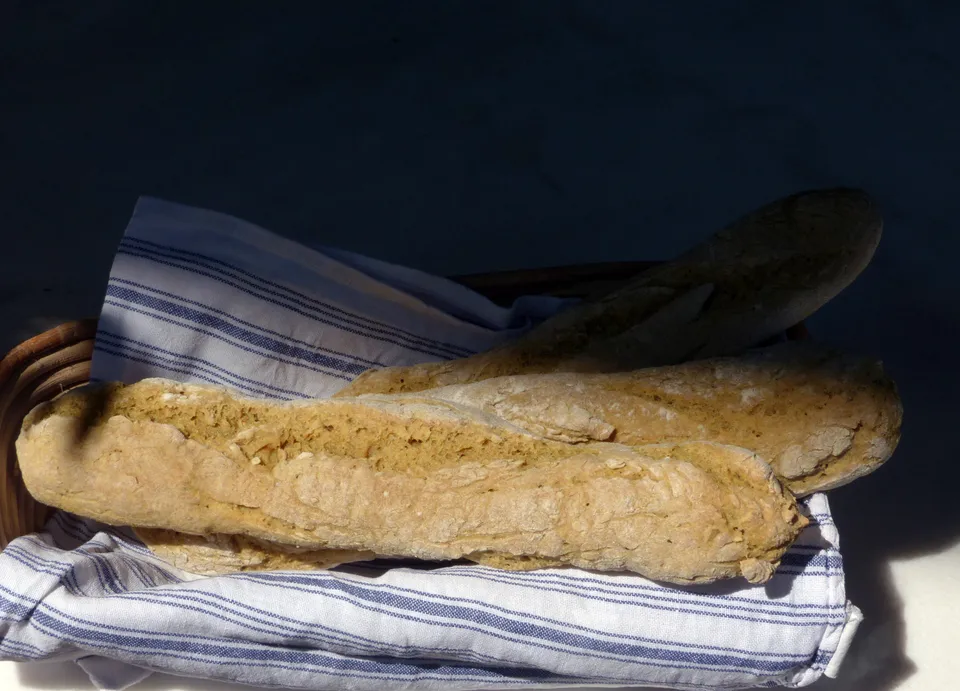 Roggenbaguette mit Brotklee