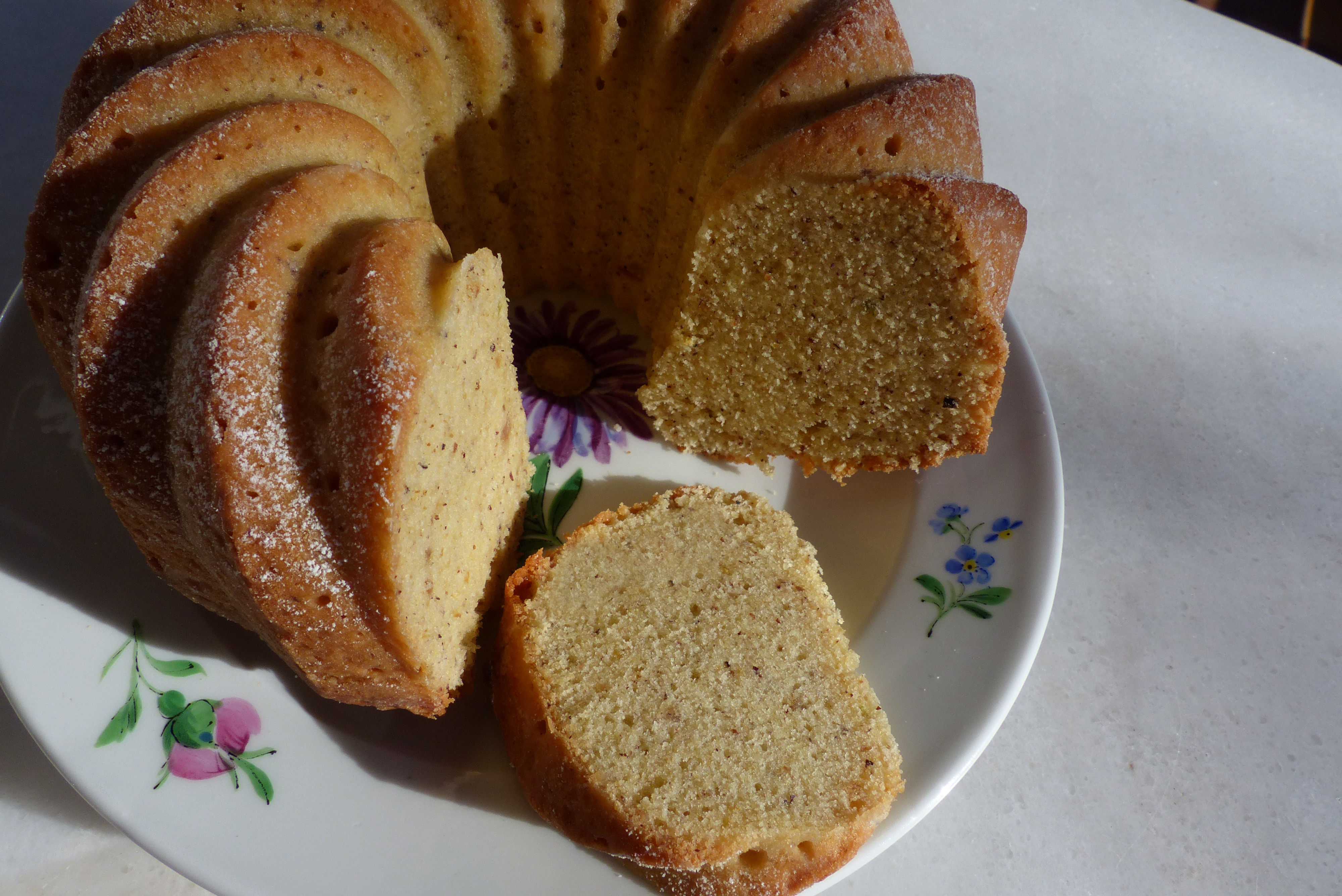 Sandkuchen, Teig mit Butter oder Öl