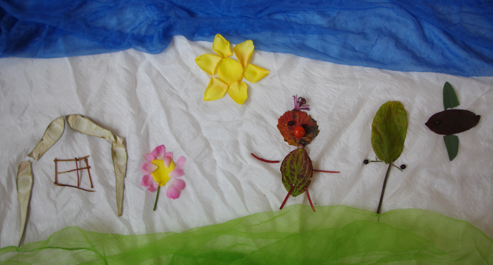 Blättertiere basteln