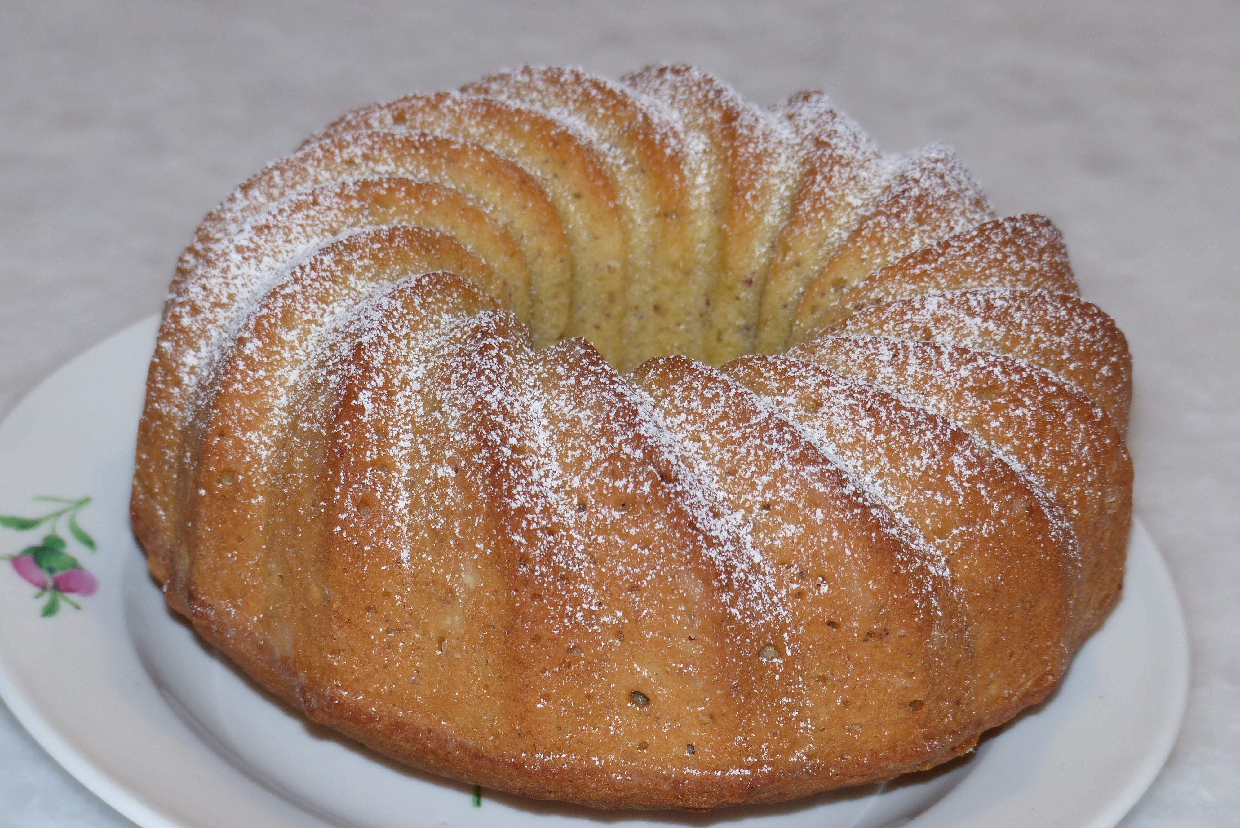 Sandkuchen, Teig mit Butter oder Öl