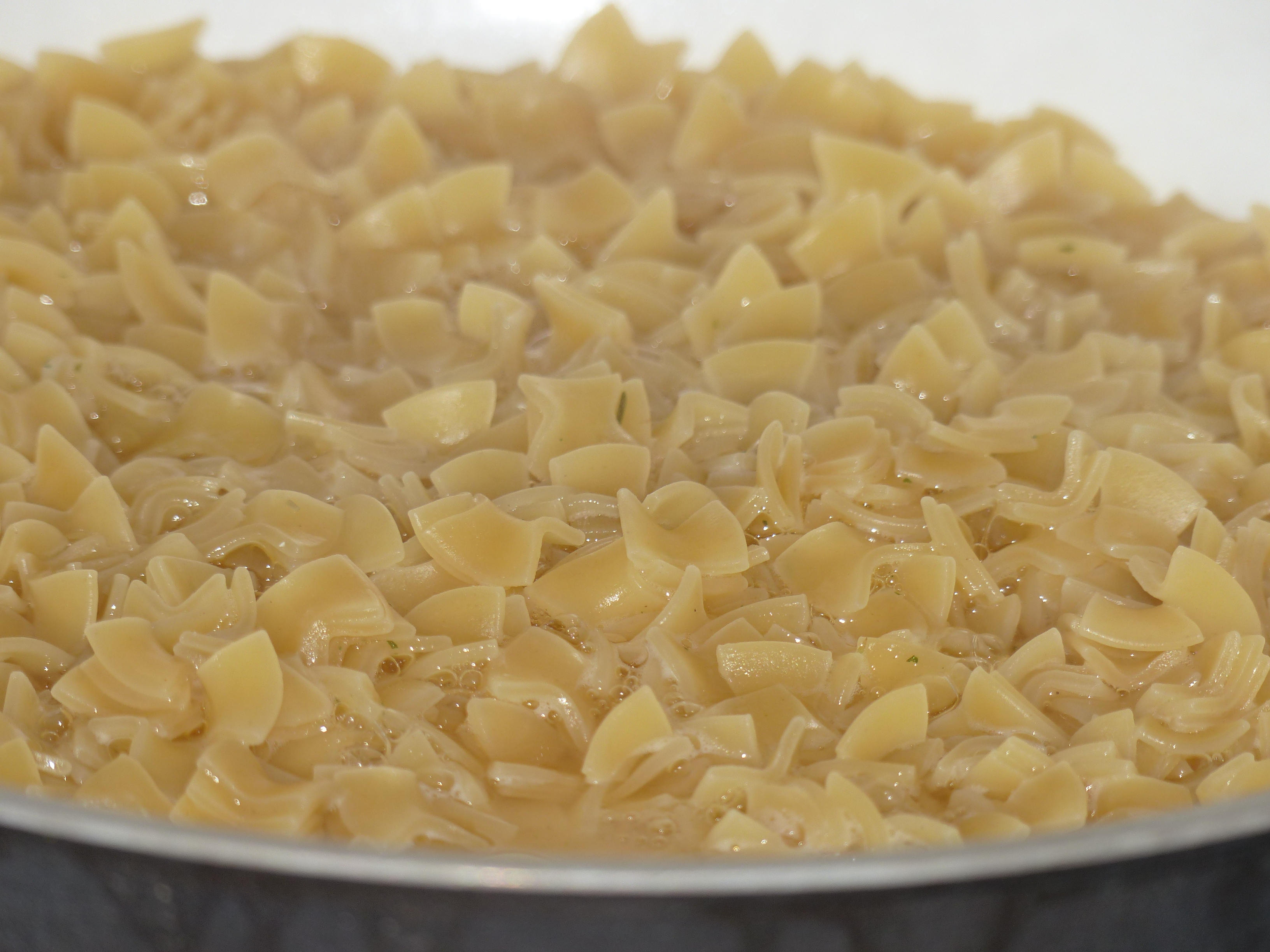 Schinkenfleckerl, überbackene