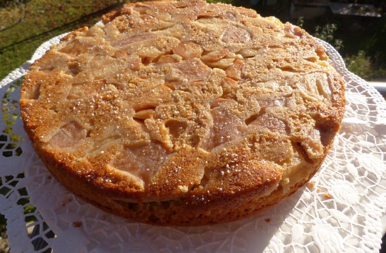 Apfelkuchen, verkehrt, lecker, schnell