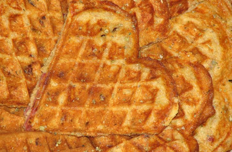 Pizza-Waffeln