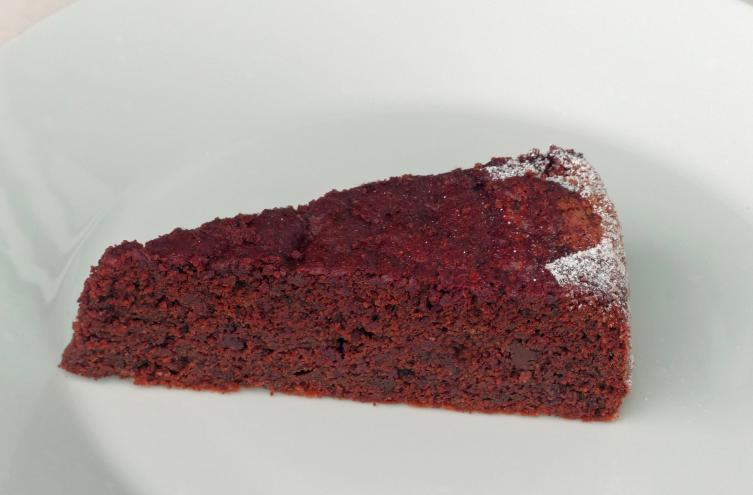 Rote Rüben-Schokoladenkuchen, Rote Bete-Schokoladenkuchen.